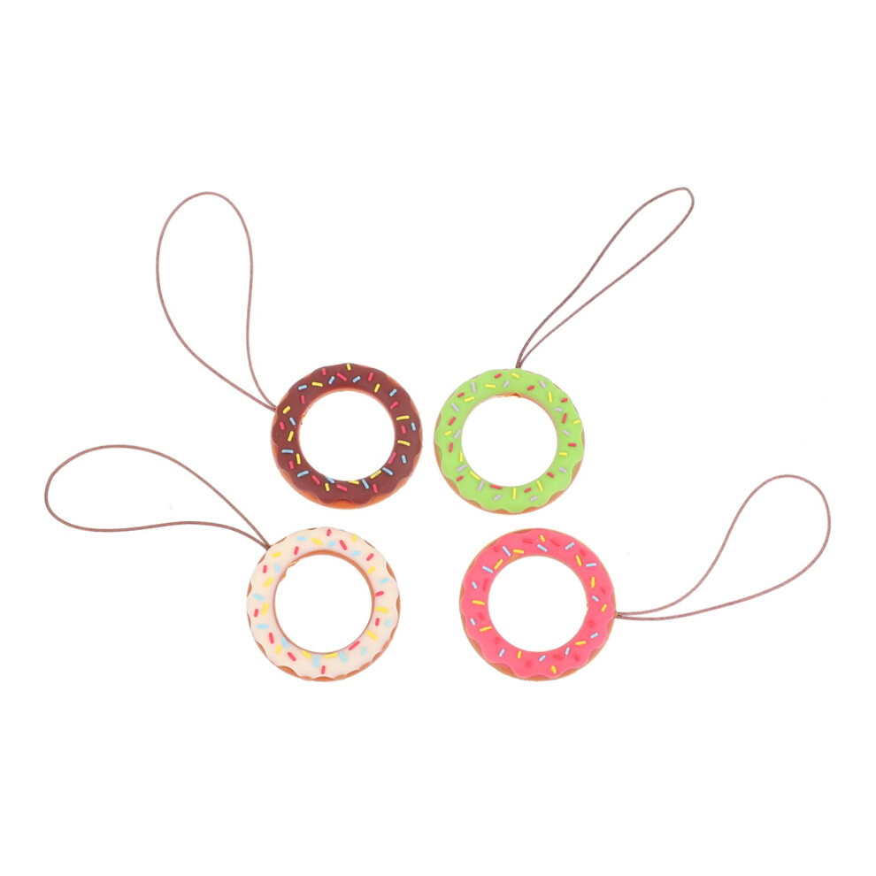 4 Pack Cute Donut Wrist Lanyard Set, AntiâDrop Phone Strap For Phones, Cameras, Bags And Keys 9771547873570
