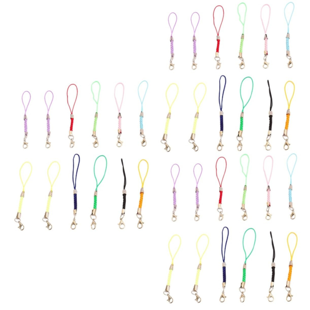 45Pcs Colorful Phone Lanyard Strap Set With Lobster Clasp For Wrist Carry And Personalization 9771547873594