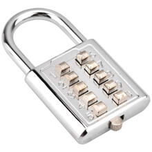 10 Digit Combination Padlock Keyless Numeric Lock with Secure Access for Luggage, Cabinet, Drawer