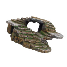 Multifunktionale Reptilien-Höhle aus Kunststoff für-Gelbgrau