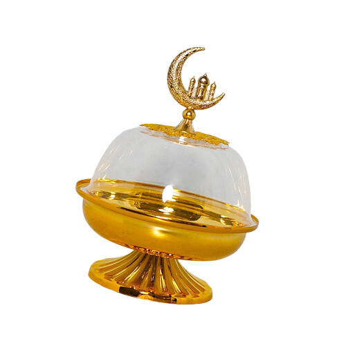 Practical Divided Snacks Holders Portable Yet Strong-gold Low