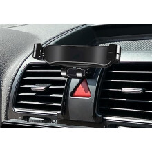 Car Phone Holder for VW Jetta 20062011, 360 Rotatable Shockproof Mount, Hands Black