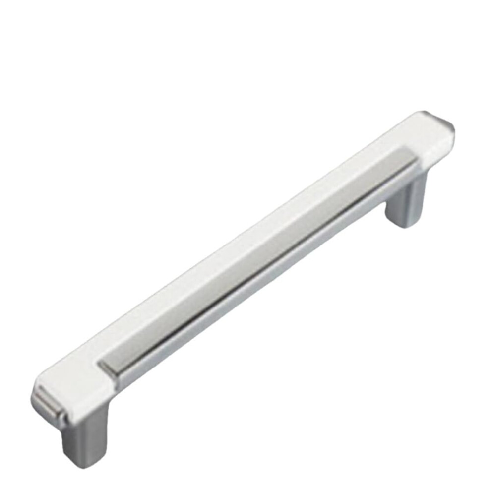 Modern Black Cabinet Handles 128Mm Zinc Alloy Kitchen Drawer Pulls With Screws Durable FadeâResistant Finish 9771547873761