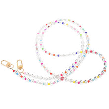 Beaded Phone Lanyard 2 in 1 Necklace Strap for Women Hands‑ Drop Prevention Fashion Gift