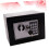 Small Digital Safe Box for Home Office, Solid Steel Construction with Programmable Lock and Key Override, Black 4