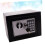 Small Digital Safe Box for Home Office, Solid Steel Construction with Programmable Lock and Key Override, Black 5