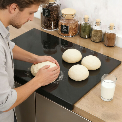 Smooth Dark Acrylic Chopping Board Extra Thick 3MM For-450x350 1
