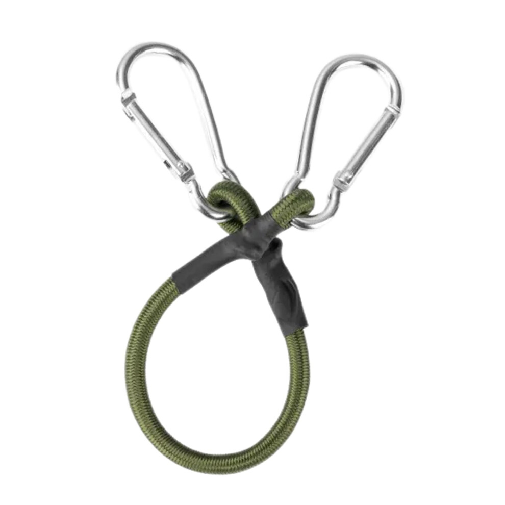 Heavy Duty Bungee Cord With Carabiner, Adjustable Elastic Tie Down Strap For Luggage, Camping And Bike Use 9073542018179