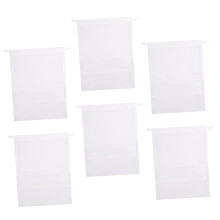 6pcs Transparent Shoe Storage Bags for Travel, Washable Reusable Organizer Pouch for Men and Women