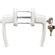 Door Handle Lock Set Zinc Alloy Lever Lock with Keys, Dual Key Access Control for Home and Office