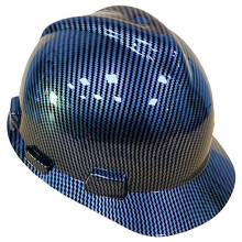Safety Helmet Hard Hat with Adjustable Ratchet Fit 6Point Suspension Brim Sun Protection for Construction