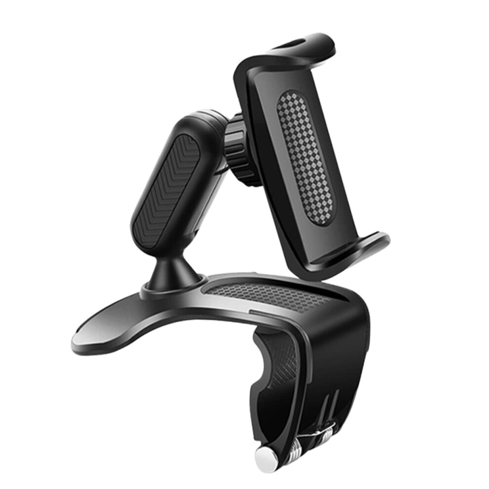 Car Phone Holder With 360 Rotation, Universal Dashboard And Rearview Mirror Mount, Black 9330225349334