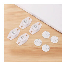 4PCS Self Adhesive Casters 360 Smooth Rolling Mini Ball Wheels for Trash Can and Furniture
