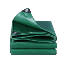Waterproof Tarpaulin 4x4m Green Heavy Duty Truck Cover with Double Coating and Reinforced Corners