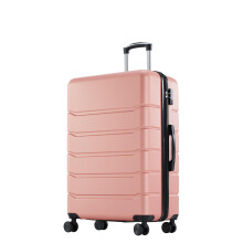 21 Inch Carry On Luggage Hard Shell Spinner Suitcase with TSA Lock and Expandable Storage – Pink