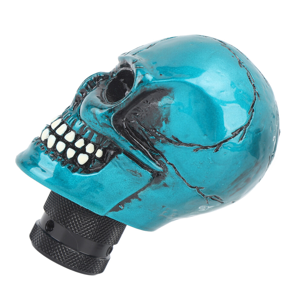 Skull Resin Gear Shift Knob For Manual Cars Green 8371393661225