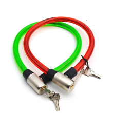 63cm Zinc Alloy Bicycle Ring Key Lock for Gate Door Cabinet Bike Motorcycle MS464 Red