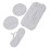 Castor Oil Breast Pack Adjustable White Cloth 16
