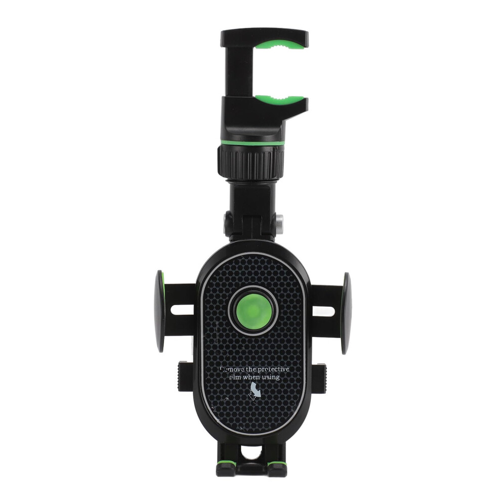 Universal Rear View Mirror Phone Holder Car Mount 360 Rotation Retractable Arm For 4Â6.5 Inch Phones Green 9073542018636