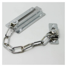 2PCS Polished Door Security Chain Set for Home or Office, Sliding Door Chain Lock with Quick Secure Engagement