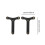 2X PU Leather Luggage Strap and Bag Bungee for Suitcase Handbag, Secure Attachment, Quick Release 3