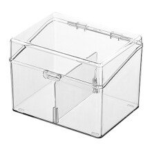 Transparente Kunststoff-Organizer-Box für Karten, Dokumente,-1