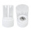 Table Top Fireplace White 40.64 oz Cap. 10x12x23cm 1