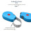 Automatic Retractable Measuring Tape 1.5m Flexible Plastic Ruler 2