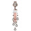 Rustproof Metal Wind Chime Decoration In Playful Animal-5 1