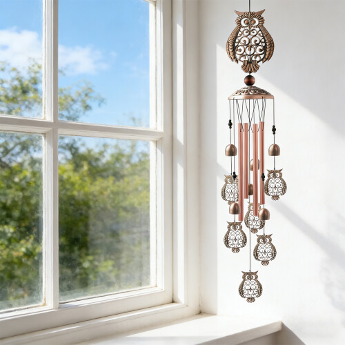 Rustproof Metal Wind Chime Decoration In Playful Animal-5 2