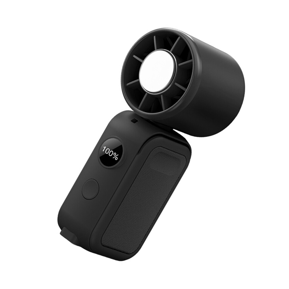 Portable Handheld Fan 5 Speed Mini Cooling Desk Fan Quiet-Black 7754003636232