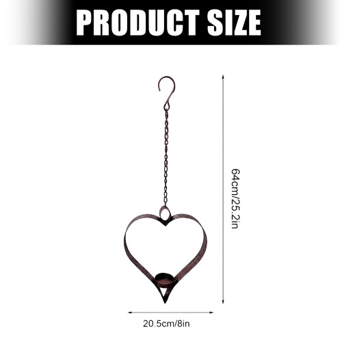 Heart Shape Candle Holders Decors Decorative Taper Candle 2