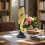 Statue de notes de musique, décorations de maison modernes,-02 7