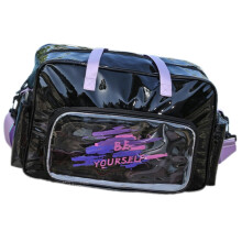 Large Capacity Waterproof Gym Bag with Wet Pocket Lightweight PVC Sports Duffle for Travel and Fitness