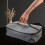 Récipient à déjeuner divisé, Double couche-gris bleu 7