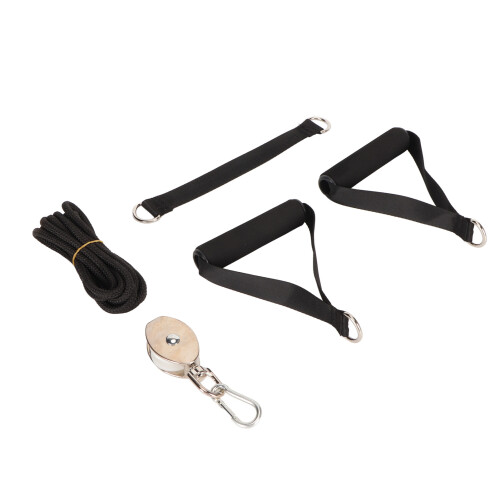 Over Door Shoulder Pulley System with Foam Handle