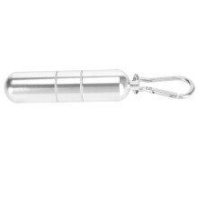 Cigarette Tube Aluminum Alloy Silver 103x24.3mm