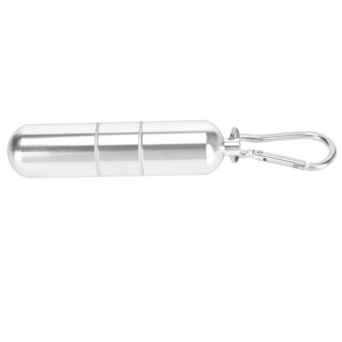 Cigarette Storage Tube Aluminum 103x24.3mm Silver