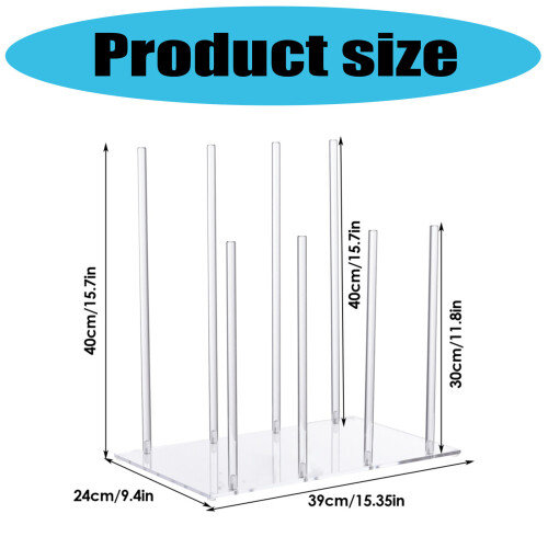 Vertical Shoe Organizers Holds 4 Pair Sturdy Acrylic Boot Rack 2