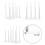 Vertical Shoe Organizers Holds 4 Pair Sturdy Acrylic Boot Rack 5