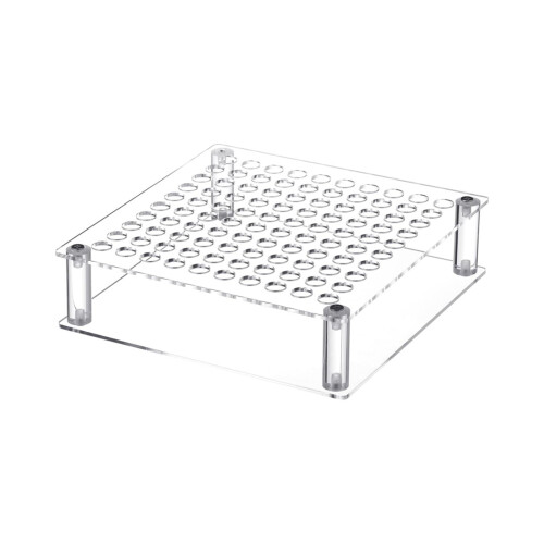 Durchsichtiger Acryl-Pinselständer mit 100 Steckplätzen,