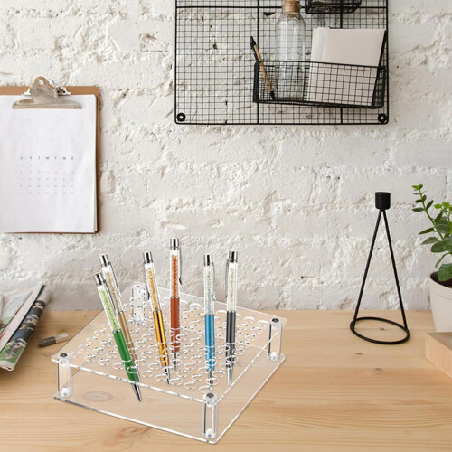 Stevige acrylkunstenaarborstelorganizers 100 slots Workshop 2