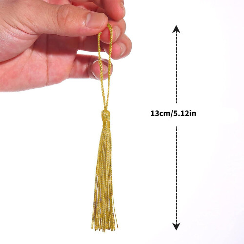 Multipurpose Decorative Tassels Fringe Trim Crafting-Green 2