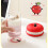 Heat Resistant Round Coaster Nonslip Rubber Base Bright Apples 5