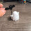 Statue de chien Spectres sur le thème d'Halloween fabriquée à 7