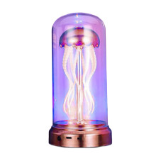 Elektrische Quallenlampe Atmosphären Nachtlichter- Orange