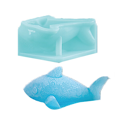 Extra Large Shark Ice Cubes Tray Silicone Mold For Whiskeys