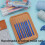 Coated Tunisian Crochet Set Smooth Knitting Accessories With-B 7