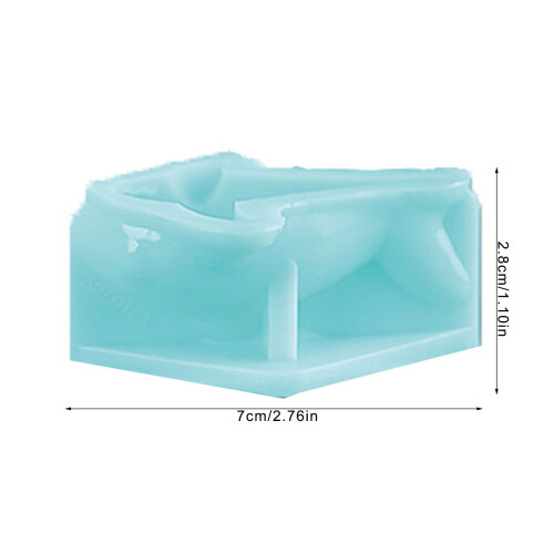 Kinderfreundliche Hai-Eisform, praktische Silikon-Eiswürfelform 2