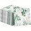 Serviettes de table absorbantes avec-Imprimé feuilles vertes 5